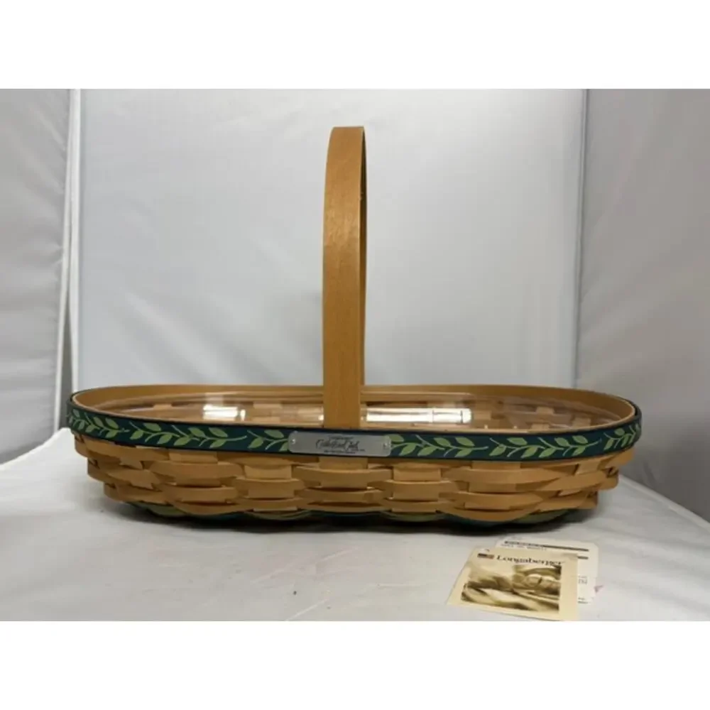 Longaberger Collectors Club 2011 Members Basket Flower Gathering w/ Protector